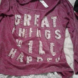 Long sleeved lace shirt